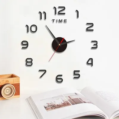 Einfaches modernes Design digitale DIY Uhr stille Wanduhr Zimmer Wohnzimmer Wand dekoration Wohnkultur schlag freie Wanda uf kleber Uhr