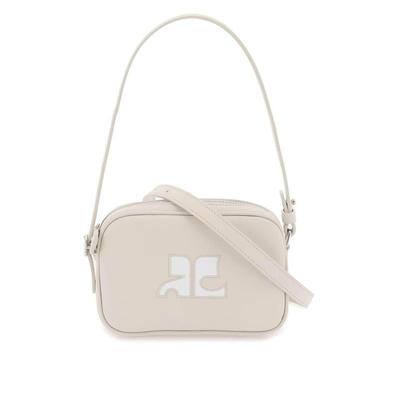 Slim Camera Bag For Compact - White - Courreges Shoulder Bags