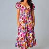 BUDDYLOVE Ross Cut Out Maxi Dress In Pink - Pink