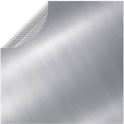 Poolabdeckung Silbern 381 cm pe Vidaxl Image
