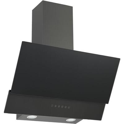 Respekta - Dunstabzugshaube Schräghaube Kopffrei 90 cm Black Steel Schwarz Image