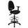 Flash Furniture Lenora Black Contemporary Adjustable Height Swivel Fabric Drafting Chair | 812581015973