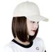 Apooke Straight Short Bob Wig Baseball Cap With Hair Extensions For Women Baseball Cap Hair Wig Hats With Hair Baseball Wig Hat