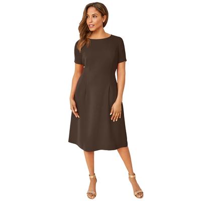 Plus Size Women's Fit & Flare Dress by Jessica Lon...