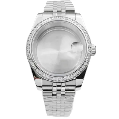 36mm 39mm Watch Case Sapphire Glass For NH35 NH36 ETA 2824 PT5000 ST2130 ETA2836 Miyota 8215 8205