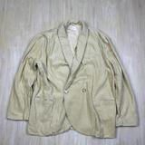 Free People Jackets & Coats | French Mauve By Free People Khaki Corduroy Double Breasted Blazer Jacket Large | Color: Cream | Size: L