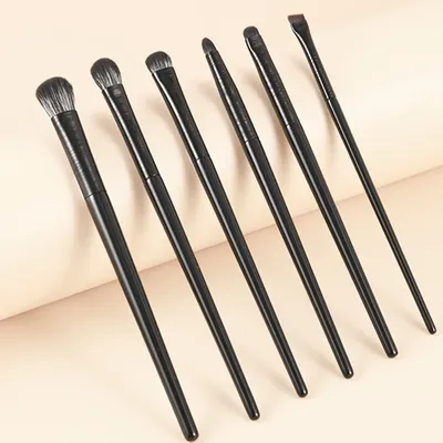 Natural Eye Makeup Brushes Set Eyeshadow Brush Eyebrow Contour Eyeliner Brush Women Eyes Cosmetic