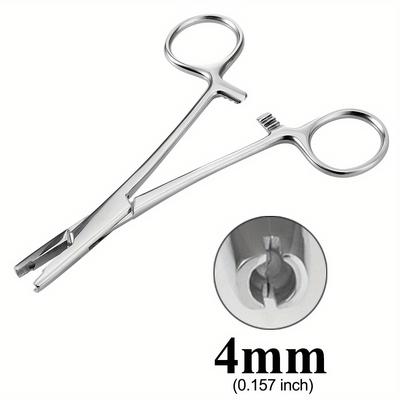 1pc 3mm 4mm 5mm Stainless Steel Unscrew Tight Ball Piercing Jewelry Pliers Dermal Anchor Holding Pliers Piercing Tool Dermal Forceps