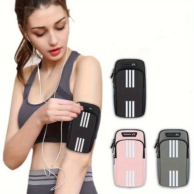 TEMU Sports Armband Phone Holder, Casual Arm Bag With Adjustable Strap For Fitness, Cycling, Running, Climbing, Outdoor Activities