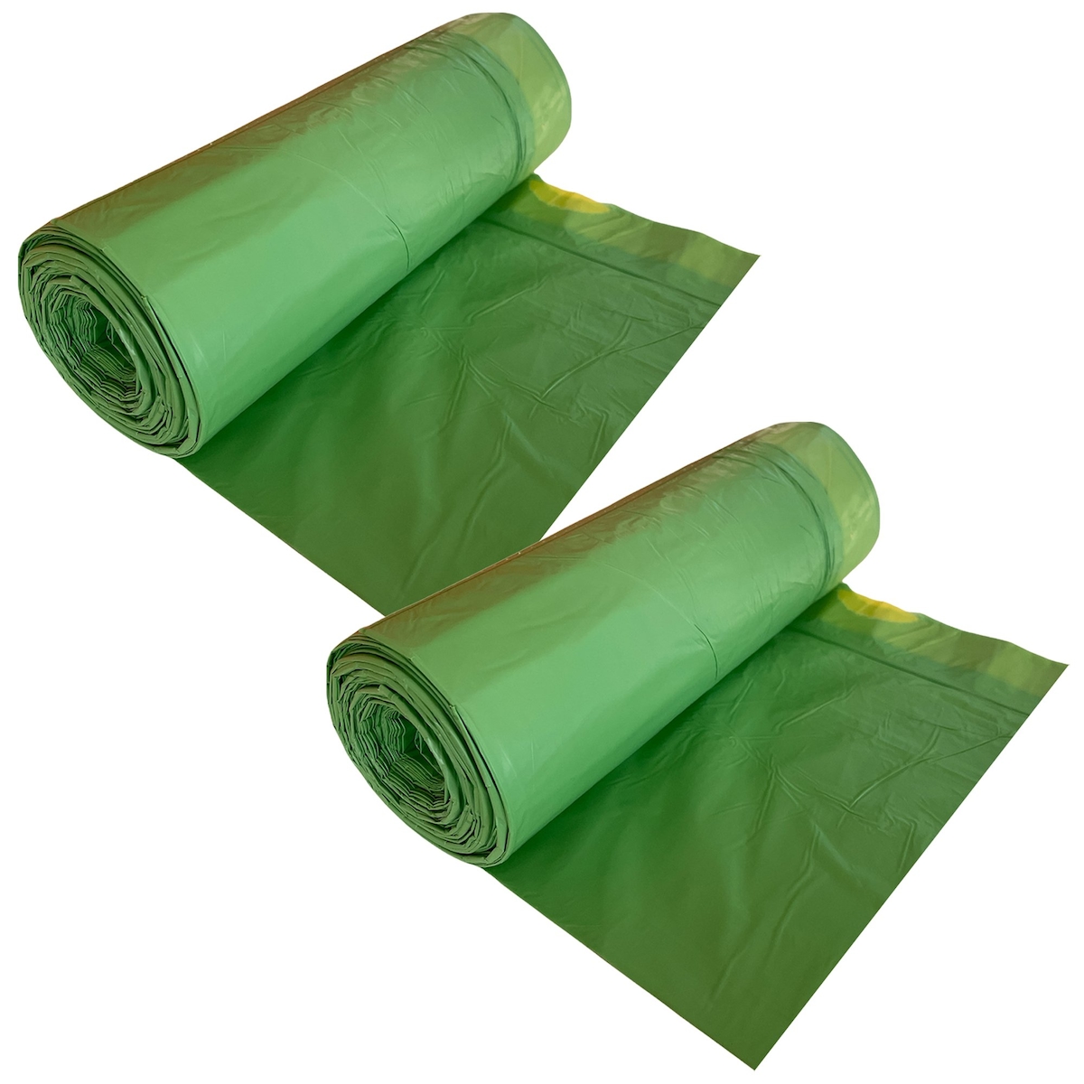 Wellhome – Packung mit 60 extra widerstandsfähigen 40-l-Müllbeuteln mit Selbstverschluss und Tropfschutz, ideal für Bio-Marken Image