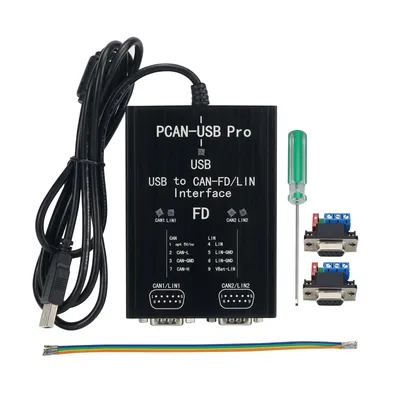 Hamgeek PCAN-USB Pro PCAN FD PRO 8Mbit/s 12Mbit/s USB to CAN Adapter 2CH CAN FD Compatible with