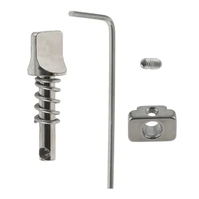 Longboard Surfboard Fin Screw Kit Stainless Steel Quick Snap Screw and Plate Replacement Inflatable