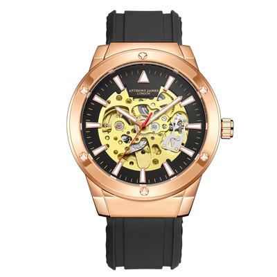 Expedite Rose Gold édition limitée automatique assemblée à la main Anthony James Image