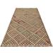 Brown 104 x 58 x 0.4 in Area Rug - Lofy Rectangle Girit Rectangle 4'10" X 8'8" Area Rug Wool | 104 H x 58 W x 0.4 D in | Wayfair 8684012182170