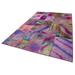 Multy 78" x 119" L Area Rug - Bungalow Rose Vipin Patchwork Machine Woven Rectangle 6'6" x 9'11" /Wool Area Rug in Purple/Pink 119.0 x 78.0 x 0.4 in gray | Wayfair