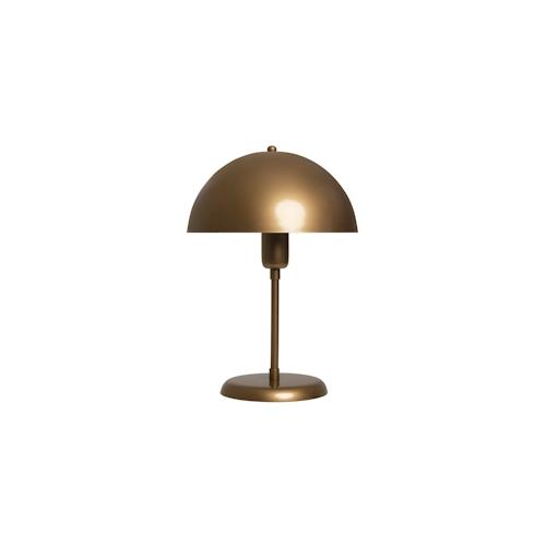 Bamyum Lipeo Kleine Tischlampe 30cm, Pilz Lampe Metall, Antik Kupfer Lampe