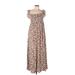 Promesa U.S.A. Casual Dress: Brown Dresses - Women's Size Large