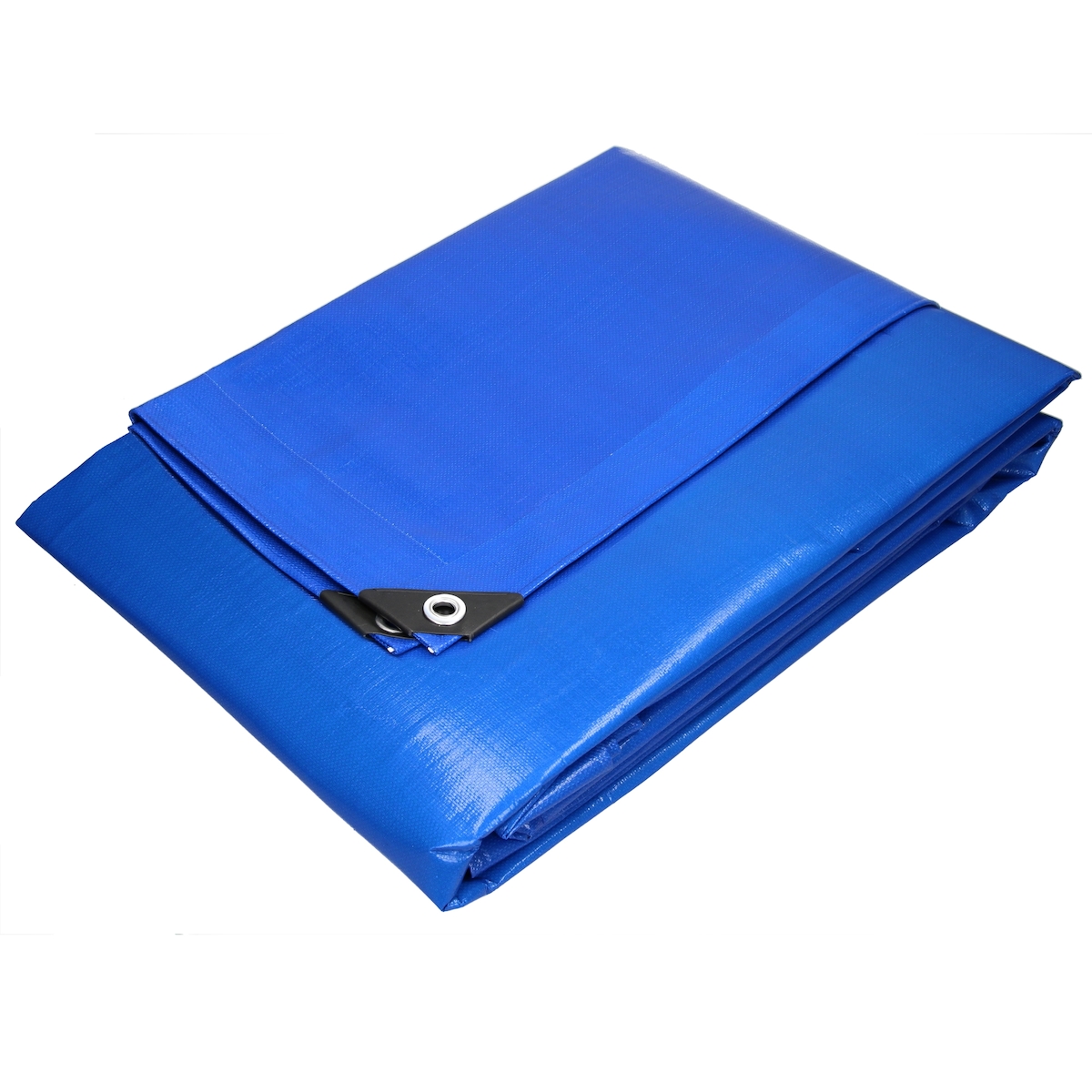 ECD Germany Abdeckplane mit Ösen 6x8 m 260g/m² Blau aus Polyethylen Image