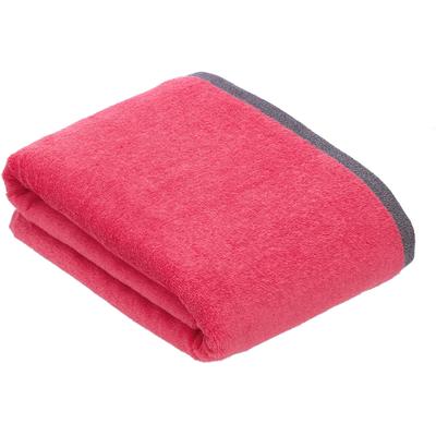 Badetuch BUGATTI "Prato", rosa (flamingo), B:100cm L:150cm, Frottier, Obermaterial: 100% Baumwolle, Handtücher (Packung)