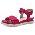 Sandalette TAMARIS COMFORT Gr. 38, pink (fuchsia) Damen Schuhe Sandalen Sommerschuh, Sandale, Plateauabsatz, mit zwei Klettverschlüssen