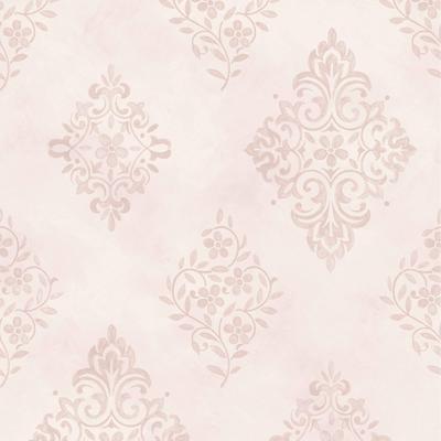 Shabby Chic by Rachel Ashwell Diamond Motif Pink Wallpaper