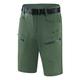 Black Crevice Herren Trekking Shorts, Forest Green/Steel Blue, XL