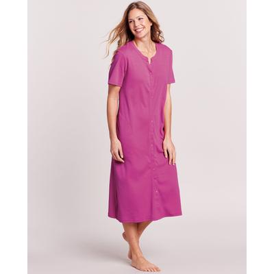 Appleseeds Women's Essential Knit Robe - Purple - M - Misses