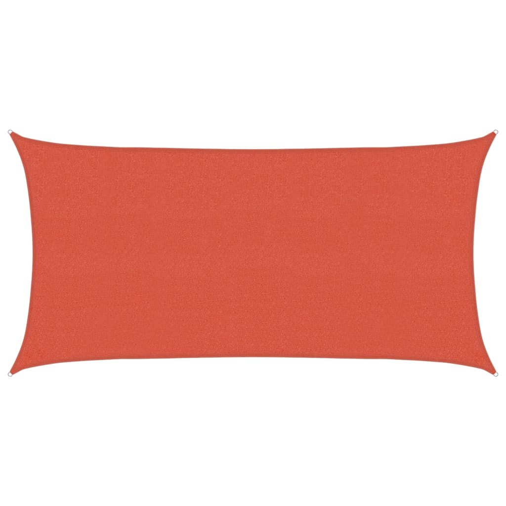 vidaXL Sonnensegel 160 g/m² Terrakottarot 2,5x4,5 m HDPE Image