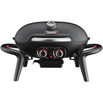 TAINO KENAI Gasgrill klein Tischgrill Outdoorküche Schwarz