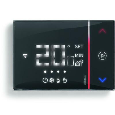 Bticino-thermostat unter putz angeschlossen smarther 2 schwarz xg8002 Image