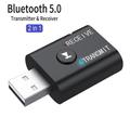 Trasmettitore audio Bluetooth USB 2 in 1 Ricevitore intelligente Plug and Play per cuffie TV PC
