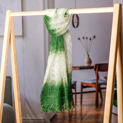 Forest's Act,'Handwoven Soft Cashmere Wool Scarf i...