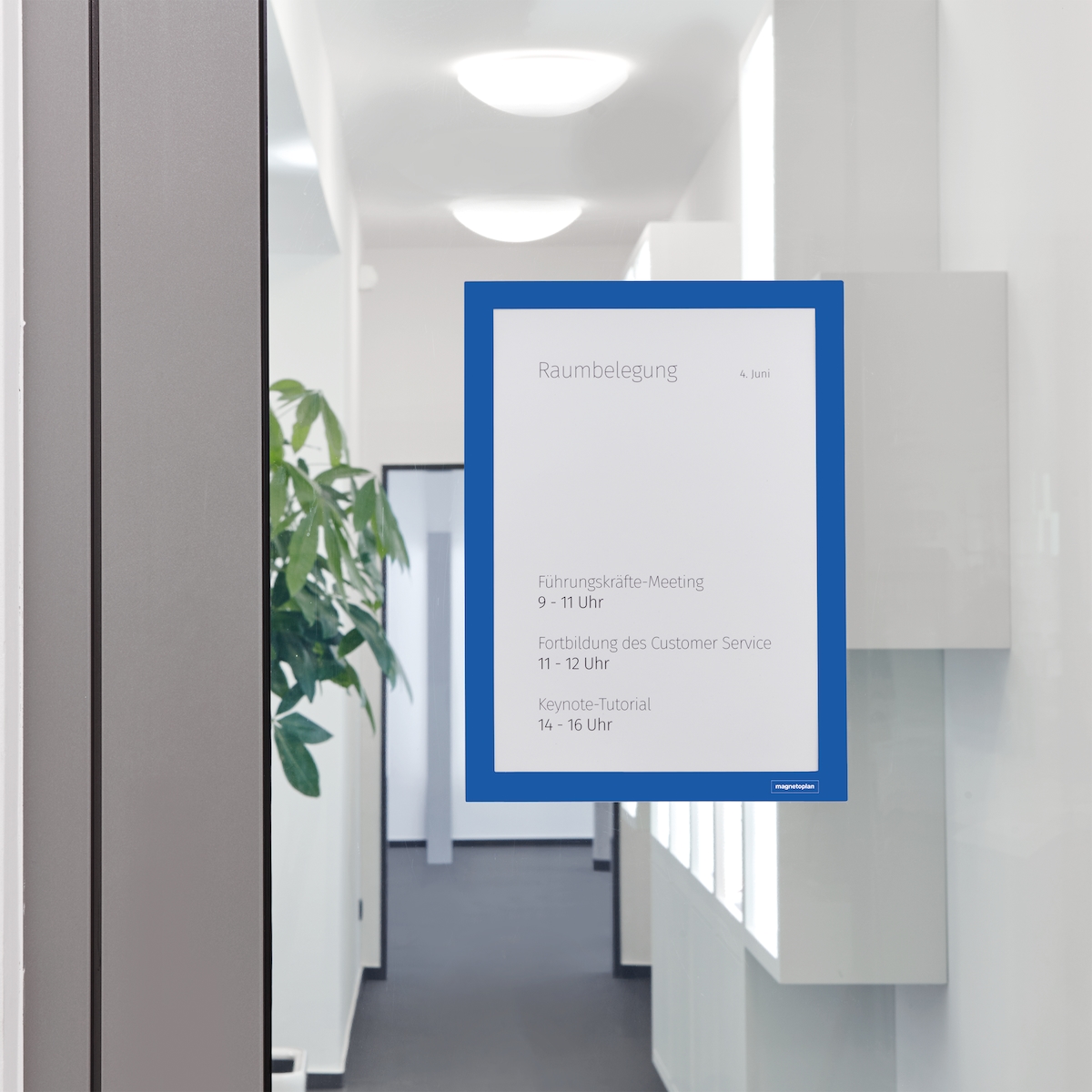 magnetoplan magnetofix Info-Rahmen sk VE 2 Stk., A4 Image