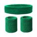 AOMPMSDX Pants For Women Sweatband Set 1 Headband And 2 Wristbands For Sports & More Dark Green Daily Trousers One Size