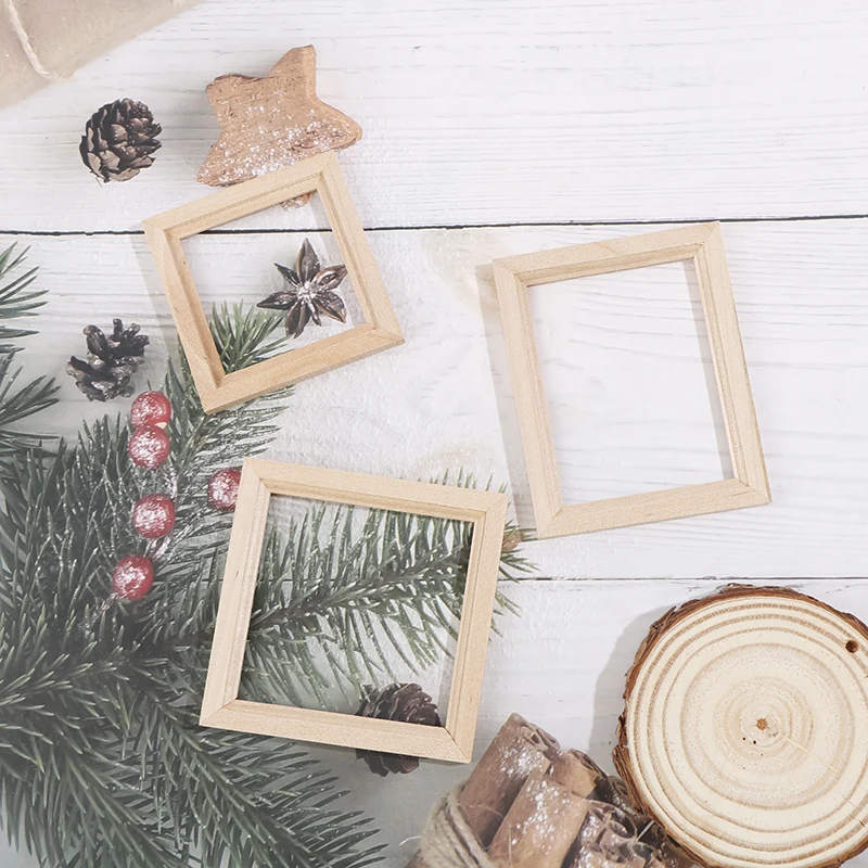 1/12 Puppenhaus Miniatur Holz Fotorahmen Simulation Möbel Modell Zubehör