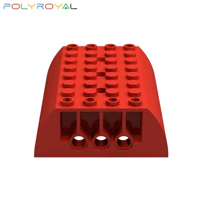 Bausteine Technicalalalal MOC 8x6x2 gebogene sonder gebogene ziegel 1 PCS Kreative Pädagogisches Image