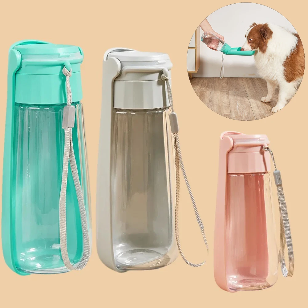 Hundewasserflasche für kleine, mittelgroße und große Hunde, Katzen, Outdoor, tragbar, für Welpen, auslaufsicher, Trinknapf, Labrador Beagle, Heimtierbedarf Image