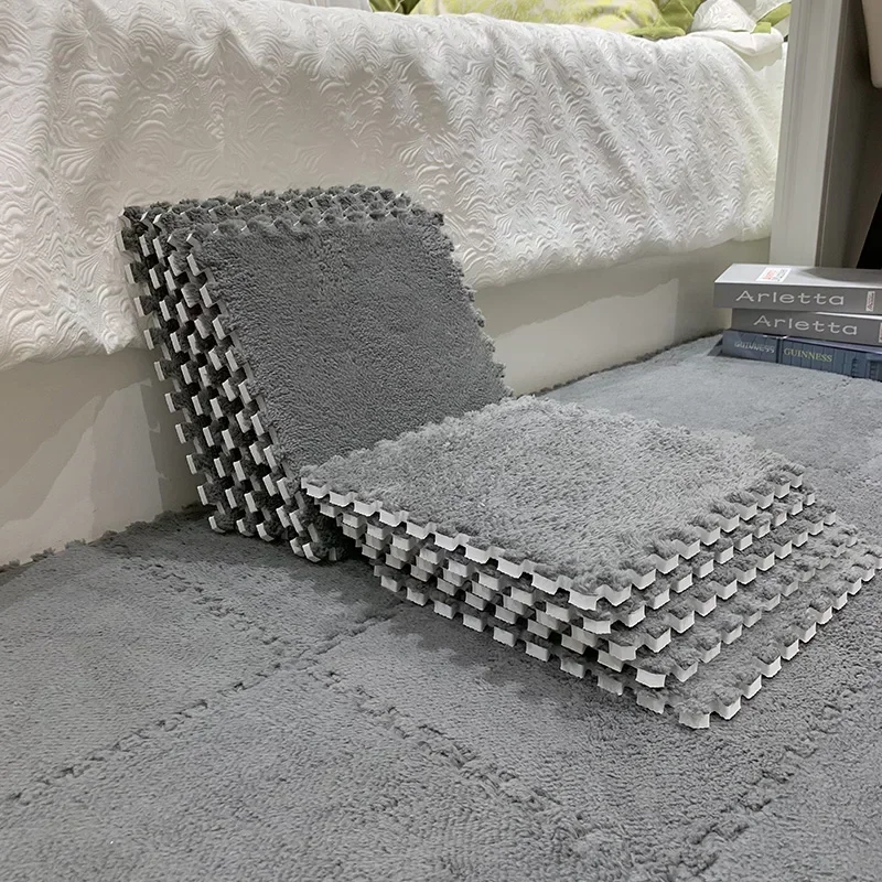 5-20 stücke Eva Gummi für Baby Boden Baby Schaum Matte Wohnzimmer Schlafzimmer Plüsch Pad Plüsch Teppich Kinderzimmer warm Halten Playmat Für
