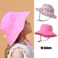 Cappello per bambini Bambino Ragazzi Ragazze Estate Cartoon Panama Cappello da sole Baby Beach Pescatore Cappello a secchiello Bambini Tappi per le orecchie 0-8 anni