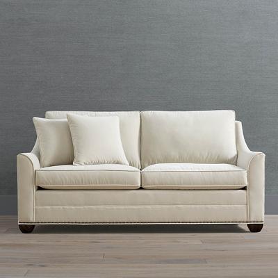 Warren Sofa - Chocolate Brown Beatrix Fabric - Frontgate