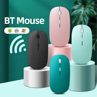 Bluetooth Mouse For iPad Samsung Huawei Lenovo Android Windows Tablet Battery Wireless Mouse For
