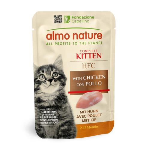 6x55g Chicken Kitten HFC Almo Nature Wet Cat Food