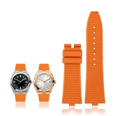 Fluororubber Strap For Vacheron Constantin 450 Cross Sea 4500V 5500v 7900v Series Watchband higt