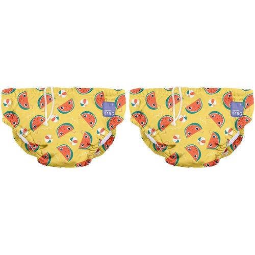 Bambino Mio, Wiederverwendbare Schwimmwindel, Milde Melone, L (1-2 Jahre) x2 2x1 St Windeln