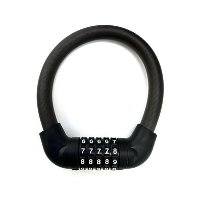 4-digit Combination Steel Cable Lock, Anti-theft S...