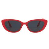 Eyeglass Triangle Sunglasses Small Frame Women s SunglassesJujube Red