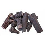 Small Gas Fireplace Logs 9 Piece Set of Ceramic Wood Logs. All Types of Indoor Gas Inserts Ventless & Vent Free Electric or Outdoor Fireplaces & Fire Pits. Realistic Clean Burning Accessories