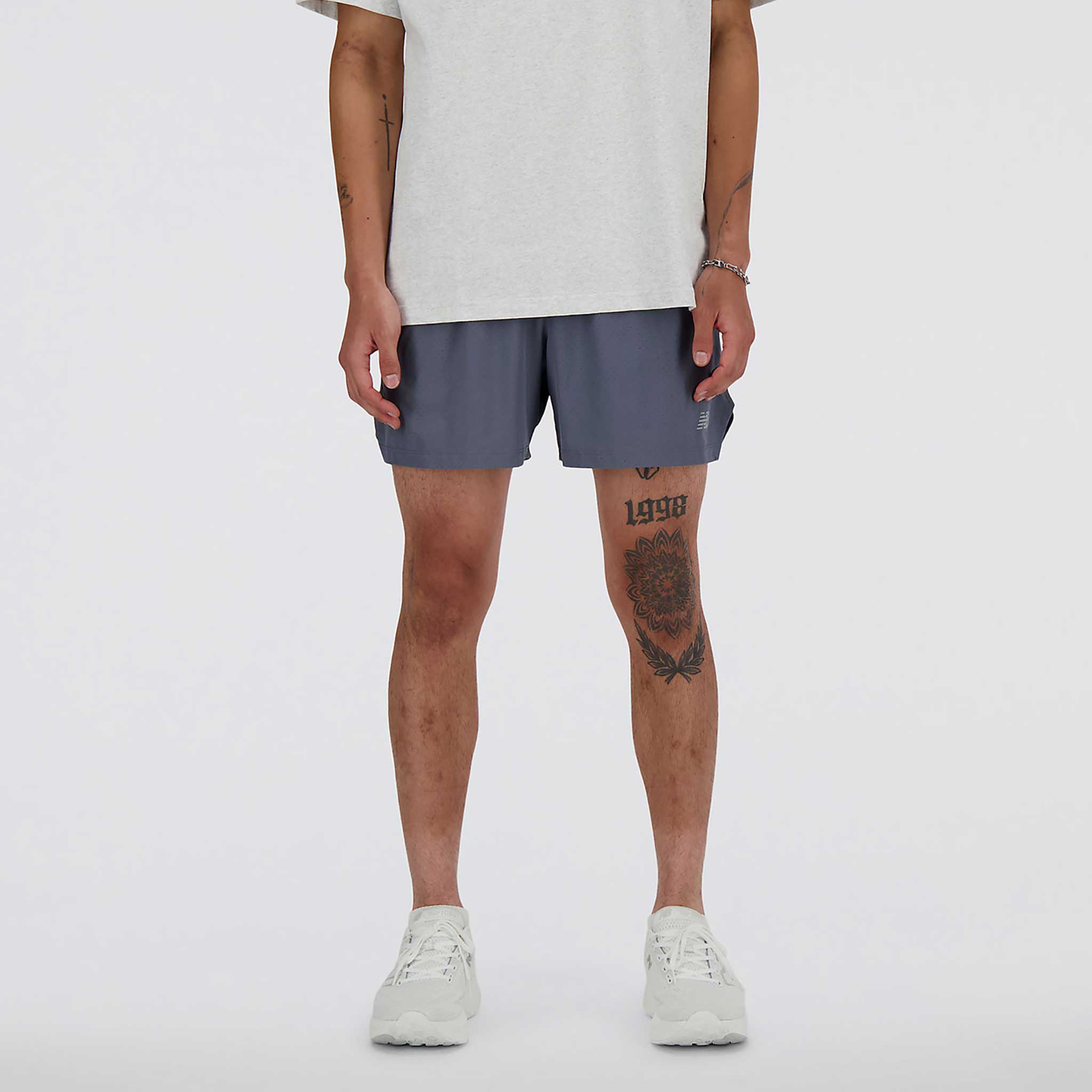 New Balance RC Short 5" Men's Running Apparel Graphite - New Balance