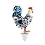 Ningweiiii Solar Lighted House Numbers Address Sign Rooster Garden Statue And Sculpture Outdoor Decoration Animal Chicken Farm Backyard Terrace