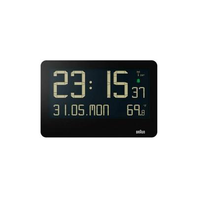 Braun - bc 14 schwarz Funk Wanduhr digital Image